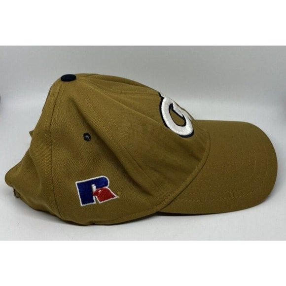 Vintage Georgia Tech Yellow Jackets Fitted Hat Sz L/XL Pro-Line OTF Made In USA - Picture 6 of 12